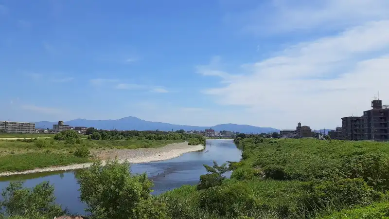 昼間の桂川
