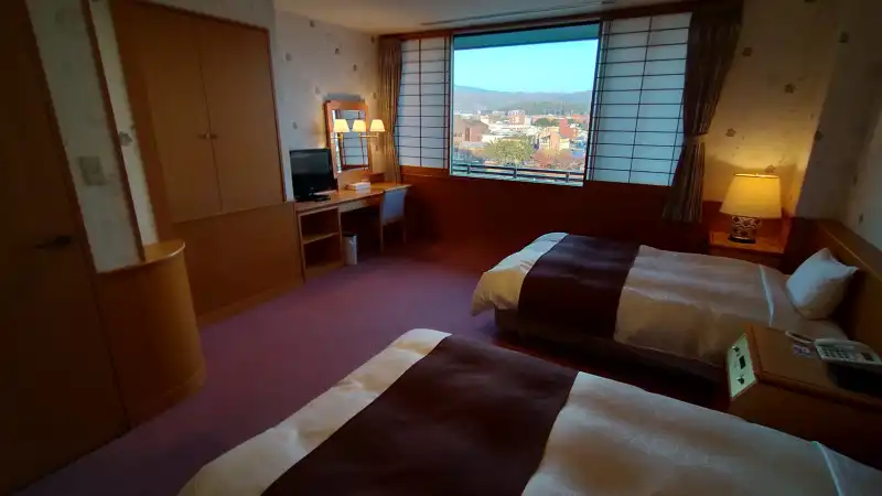 KKR京都くに荘の特別室の寝室